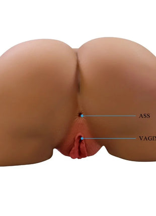 CRAZY BULL - GERIANN REALISTISCHER WEIBLICHER PO-VIBRATOR UND SAUGER MIT TON 5,5 KG