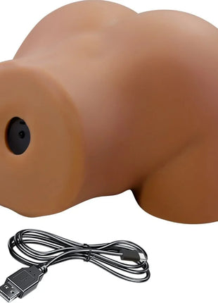 CRAZY BULL - GERIANN REALISTISCHER WEIBLICHER PO-VIBRATOR UND SAUGER MIT TON 5,5 KG