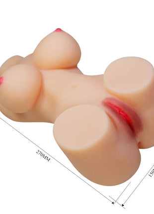 CRAZY BULL - HETTY REALISTISCHER WEIBLICHER TORSO VAGINA UND ANAL 1,9 KG
