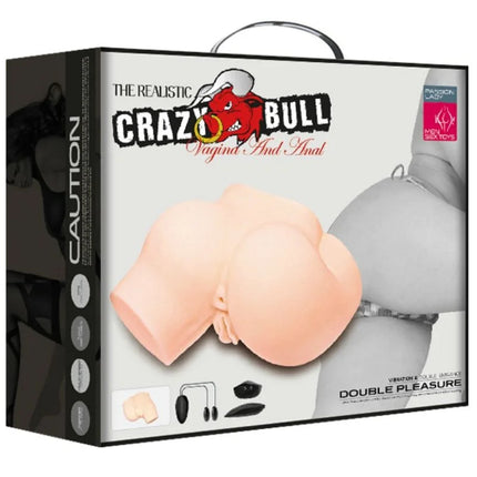 CRAZY BULL - HINTERN MIT REALISTISCHER VAGINA UND ANUS UND VIBRATION - Vagina und Anus mit Vibration