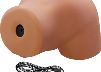 CRAZY BULL - ILANA REALISTISCHER WEIBLICHER PO-VIBRATOR UND SAUGER MIT TON 6,8 KG