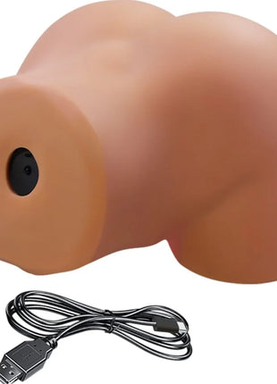 CRAZY BULL - ILANA REALISTISCHER WEIBLICHER PO-VIBRATOR UND SAUGER MIT TON 6,8 KG