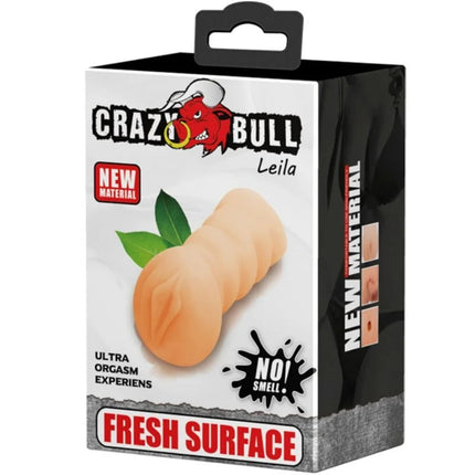CRAZY BULL - LEILA VAGINA MASTURBADOR 13.5 CM - Vaginas ohne Vibration