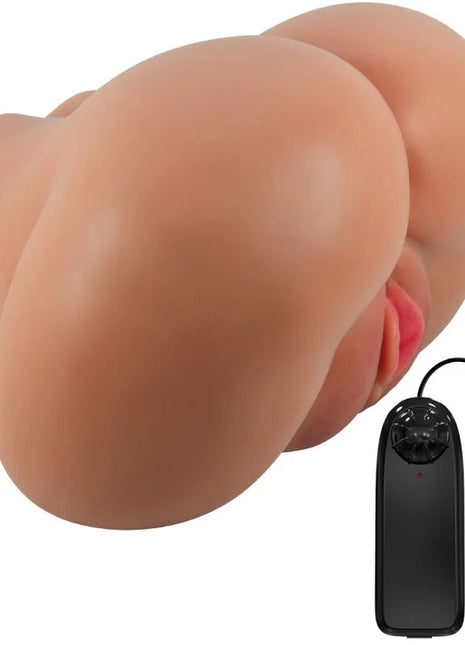 CRAZY BULL - LUNA VIBRATOR BUTT MIT REALISTISCHER VAGINA UND ANUS-STEUERUNG FERNBEDIENUNG