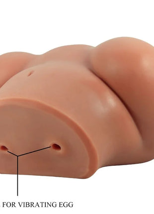 CRAZY BULL - LUNA VIBRATOR BUTT MIT REALISTISCHER VAGINA UND ANUS-STEUERUNG FERNBEDIENUNG