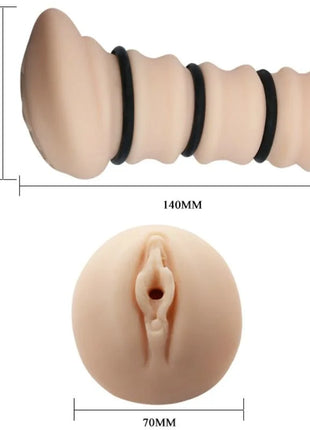CRAZY BULL - MASTURBADOR MIT RINGEN VAGINA MODELL 2 - Vaginas ohne Vibration