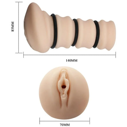 CRAZY BULL - MASTURBADOR MIT RINGEN VAGINA MODELL 2 - Vaginas ohne Vibration