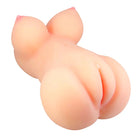Rosa silikon frau form toy mit strukturierte innenseite von crazy bull realistischer arsch- und vagina-masturbator