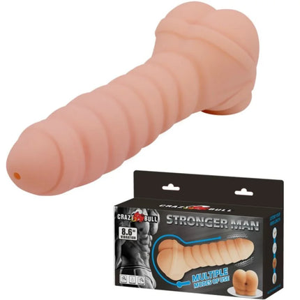 CRAZY BULL - MULTIFUNKTIONALER PENIS 21.8 CM - Anus-Masturbator ohne Vibration