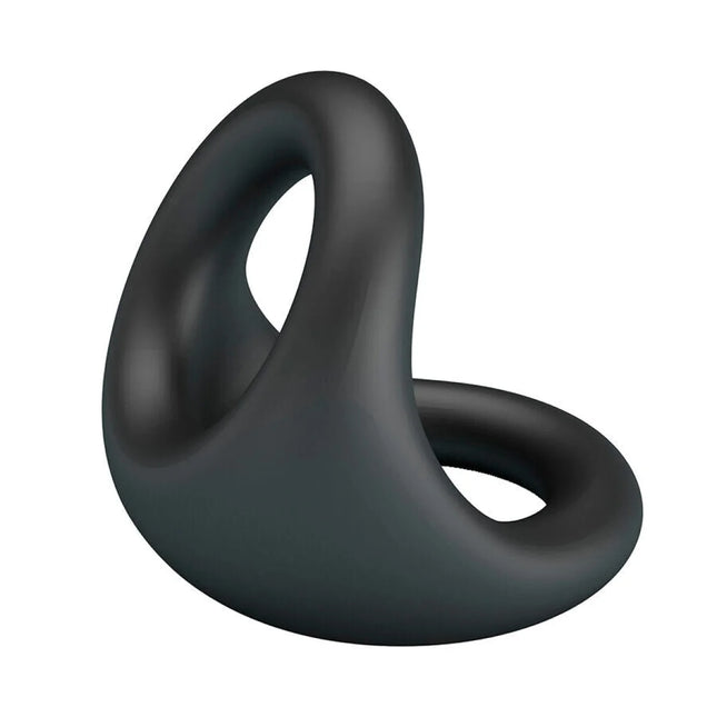 CRAZY BULL – Nestor Ergonomischer Doppelring für Penis & Hoden aus Silikon - Penisring