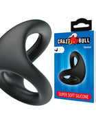 CRAZY BULL – Nestor Ergonomischer Doppelring für Penis & Hoden aus Silikon - Penisring