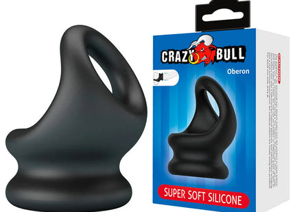 CRAZY BULL – Oberon Penis- & Hodenstützring aus Silikon - Penisring