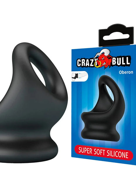 CRAZY BULL – Oberon Penis- & Hodenstützring aus Silikon - Penisring