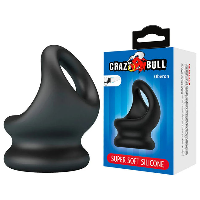 CRAZY BULL – Oberon Penis- & Hodenstützring aus Silikon - Penisring