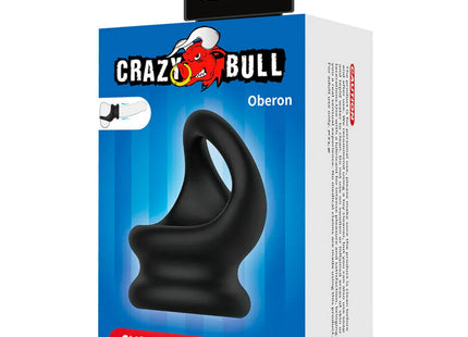 CRAZY BULL – Oberon Penis- & Hodenstützring aus Silikon - Penisring