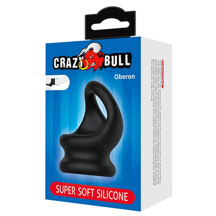 CRAZY BULL – Oberon Penis- & Hodenstützring aus Silikon - Penisring