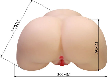 CRAZY BULL - OLIVIA REALISTISCHER WEIBLICHER PO VAGINA UND ANAL 5,5 KG