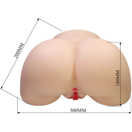 CRAZY BULL - OLIVIA REALISTISCHER WEIBLICHER PO VAGINA UND ANAL 5,5 KG