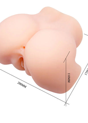 CRAZY BULL - REALISTISCHE VAGINA- UND ANUS-DOPPELVIBRATION