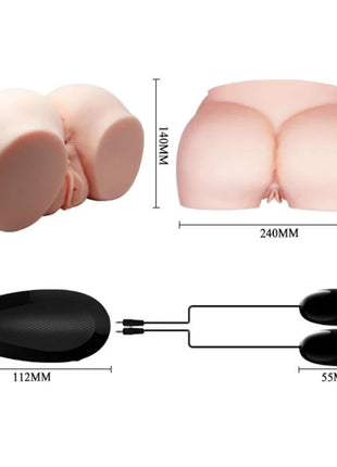 CRAZY BULL - REALISTISCHE VAGINA UND ANUS MIT VIBRATION - Vagina und Anus mit Vibration