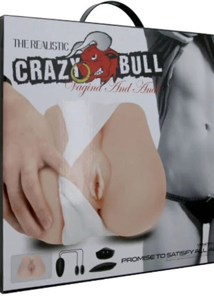 CRAZY BULL - REALISTISCHE VAGINA UND ANUS MIT VIBRATIONSPOSITION 3 - Vagina und Anus mit Vibration