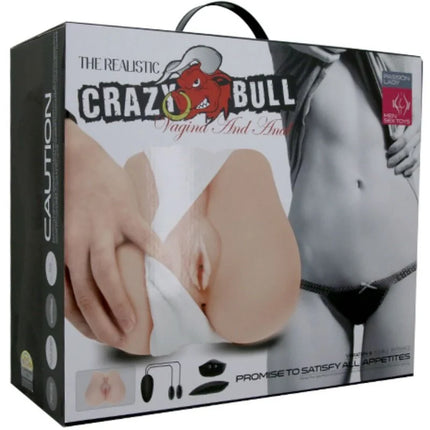 CRAZY BULL - REALISTISCHE VAGINA UND ANUS MIT VIBRATIONSPOSITION 3 - Vagina und Anus mit Vibration