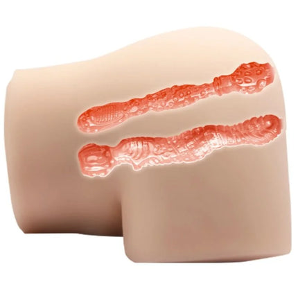 CRAZY BULL - REALISTISCHE VAGINA UND ANUS MIT VIBRATIONSPOSITION 4 - Vagina und Anus mit Vibration