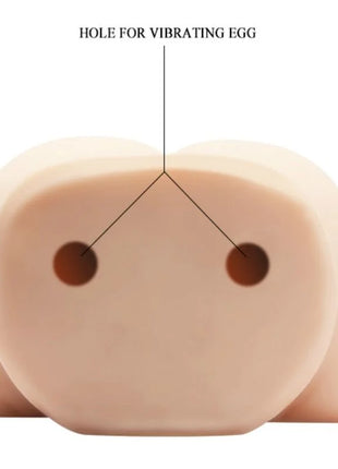 CRAZY BULL - REALISTISCHE VAGINA UND ANUS MIT VIBRATIONSPOSITION 4 - Vagina und Anus mit Vibration
