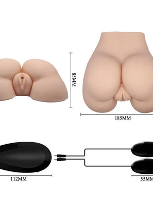 CRAZY BULL - REALISTISCHE VAGINA UND ANUS MIT VIBRATIONSPOSITION 5 - Vagina und Anus mit Vibration