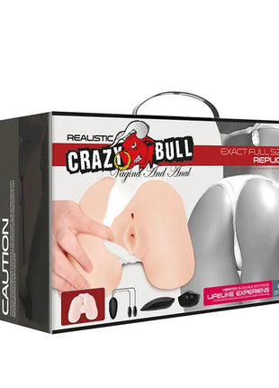 CRAZY BULL - REALISTISCHE VAGINA UND ANUS MIT VIBRATIONSPOSITION 5 - Vagina und Anus mit Vibration