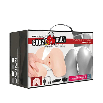 CRAZY BULL - REALISTISCHE VAGINA UND ANUS MIT VIBRATIONSPOSITION 5 - Vagina und Anus mit Vibration