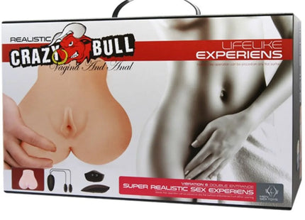 CRAZY BULL - REALISTISCHE VAGINA UND ANUS MIT VIBRATIONSPOSITION 7 - Vagina und Anus mit Vibration