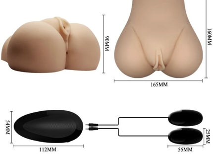 CRAZY BULL - REALISTISCHE VAGINA UND ANUS MIT VIBRATIONSPOSITION 7 - Vagina und Anus mit Vibration