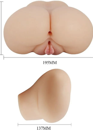 CRAZY BULL - REALISTISCHER VAGINA- UND ANUS-LUNA-VIBRATOR
