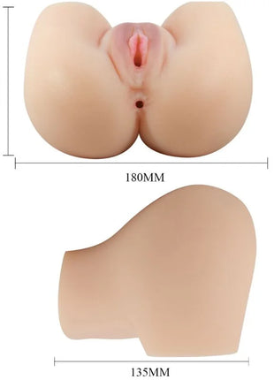 CRAZY BULL - REALISTISCHER VAGINA- UND ANUS-MILA-VIBRATOR
