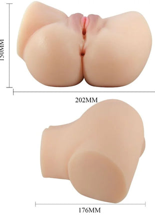 CRAZY BULL - REALISTISCHER VAGINA- UND ANUS-VIBRATOR EMILIA