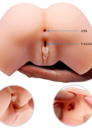 CRAZY BULL - REALISTISCHER VAGINA- UND ANUS-VIBRATOR SAMANTHA