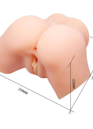 CRAZY BULL - REALISTISCHER VAGINA- UND ANUS-VIBRATOR SAMANTHA