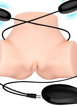 CRAZY BULL - REALISTISCHER VAGINA- UND ANUS-VIBRATOR SAMANTHA