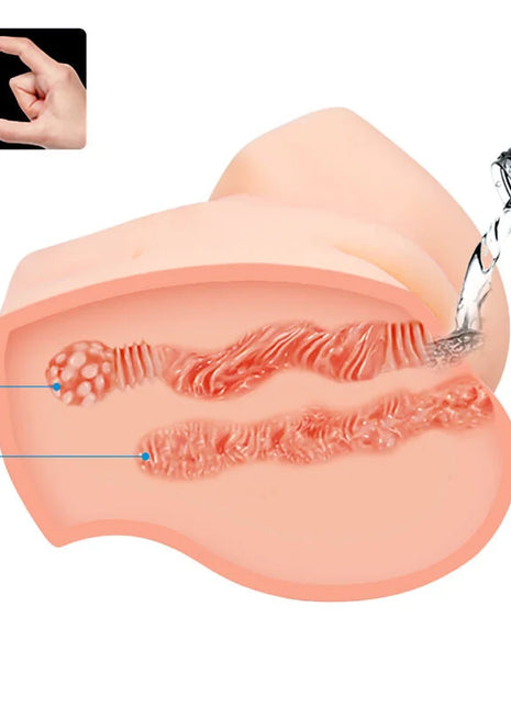 CRAZY BULL - REALISTISCHER VAGINA- UND ANUS-VIBRATOR SAMANTHA