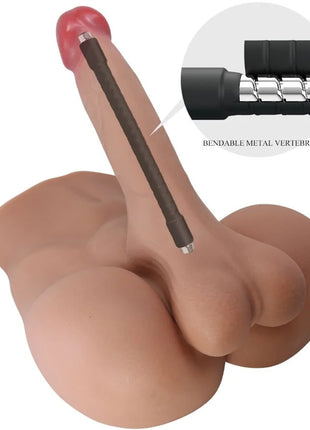 CRAZY BULL - RHYNE BACK REALISTISCHER NATÜRLICHER MASTURBATOR - Anus-Masturbator ohne Vibration