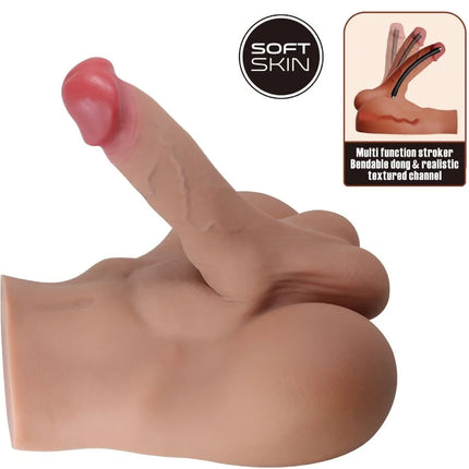 CRAZY BULL - RHYNE BACK REALISTISCHER NATÜRLICHER MASTURBATOR - Anus-Masturbator ohne Vibration