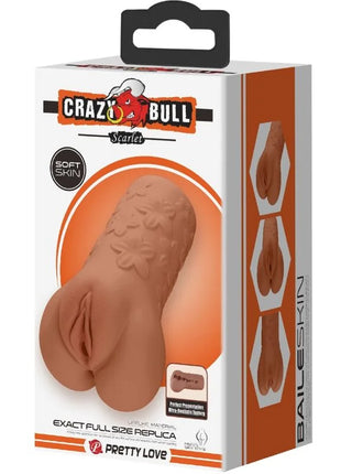 CRAZY BULL - SCARLET VAGINA UND ANUS DESIGN MIT BLUMENFLEISCH