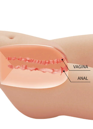 CRAZY BULL - TIFFANY REALISTISCHER WEIBLICHER TORSO VAGINA UND ANAL 5,5 KG