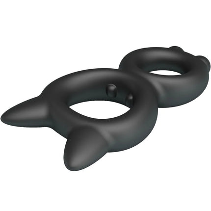 CRAZY BULL - TORAN DOPPELTER SILIKONRING MODELL 20 - Penisring ohne Vibration