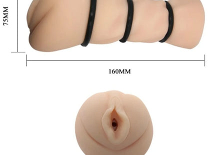 CRAZY BULL - VAGINA MASTURBATOR MIT RINGEN - Vaginas ohne Vibration
