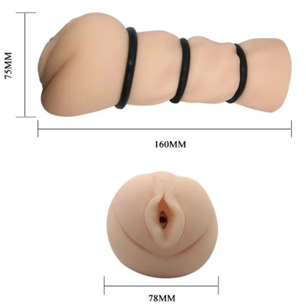 CRAZY BULL - VAGINA MASTURBATOR MIT RINGEN - Vaginas ohne Vibration