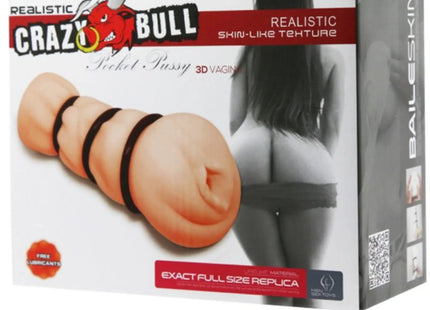 CRAZY BULL - VAGINA MASTURBATOR MIT RINGEN - Vaginas ohne Vibration