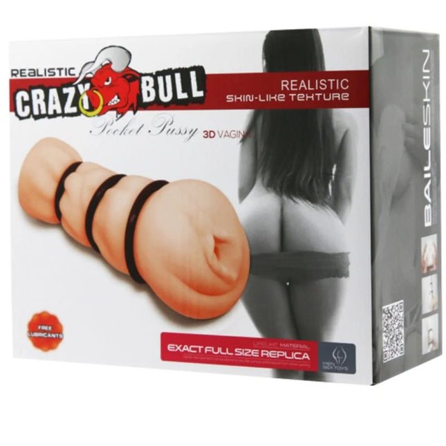 CRAZY BULL - VAGINA MASTURBATOR MIT RINGEN - Vaginas ohne Vibration