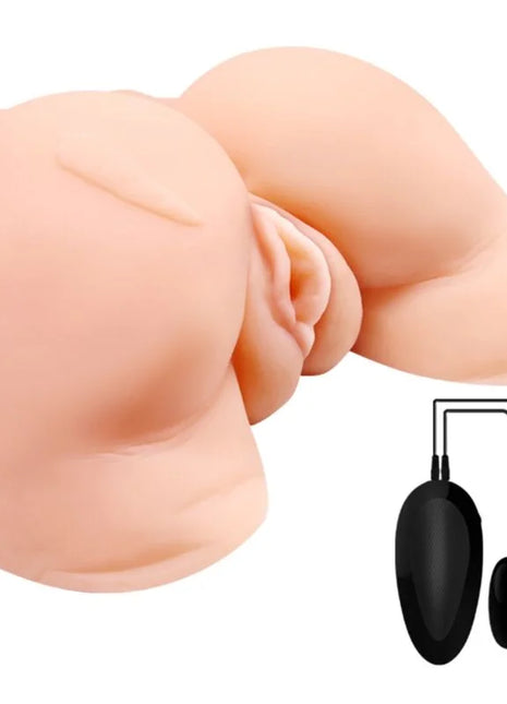 CRAZY BULL - VAGINA UND ANUS MIT REALISTISCHEM NETZ MIT VIBRATION - Anus-Masturbator ohne Vibration
